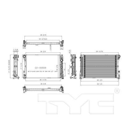 TYC Radiator 13498