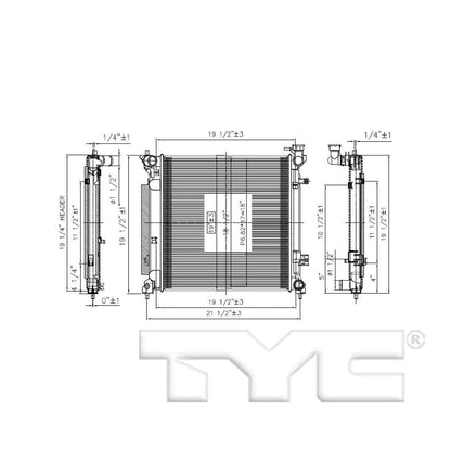 TYC Radiator 13537
