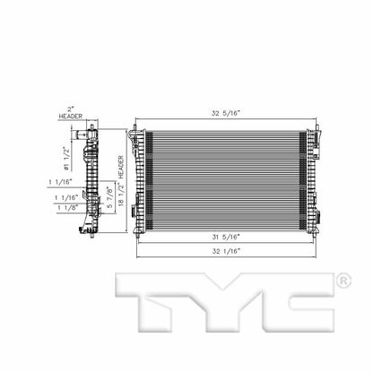TYC Radiator 13560
