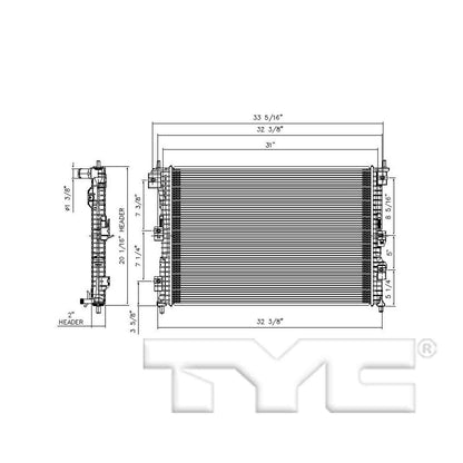 TYC Radiator 13561
