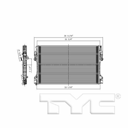 TYC TYC Radiator 13562