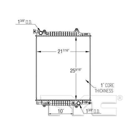 TYC TYC Radiator 13565