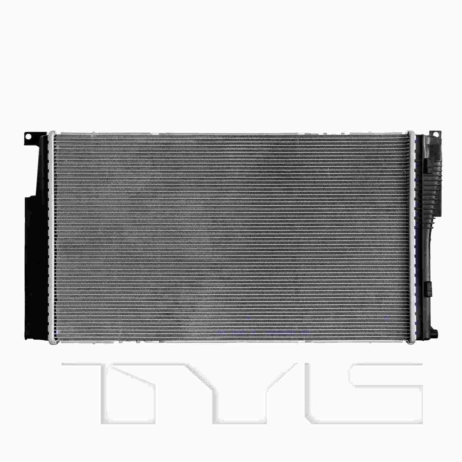 TYC Radiator  top view frsport 13571