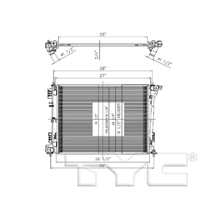 TYC TYC Radiator 13576