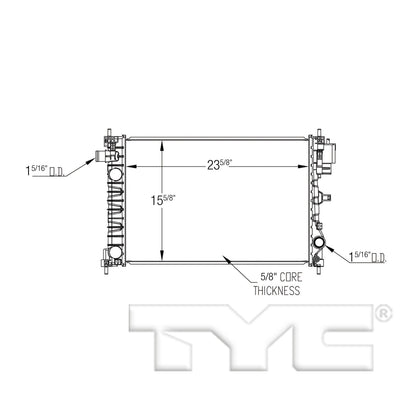TYC TYC Radiator 13590