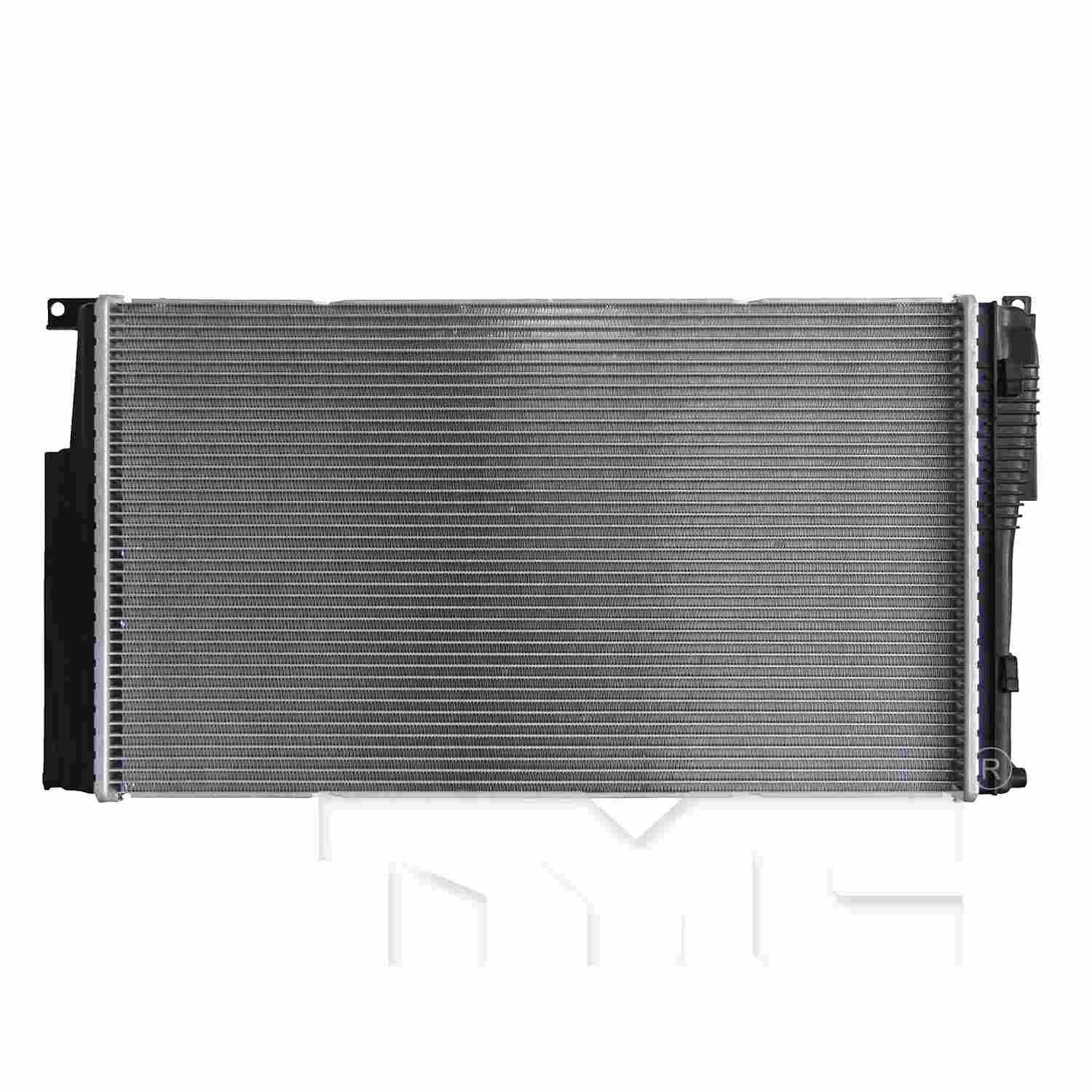 TYC Radiator  top view frsport 13600