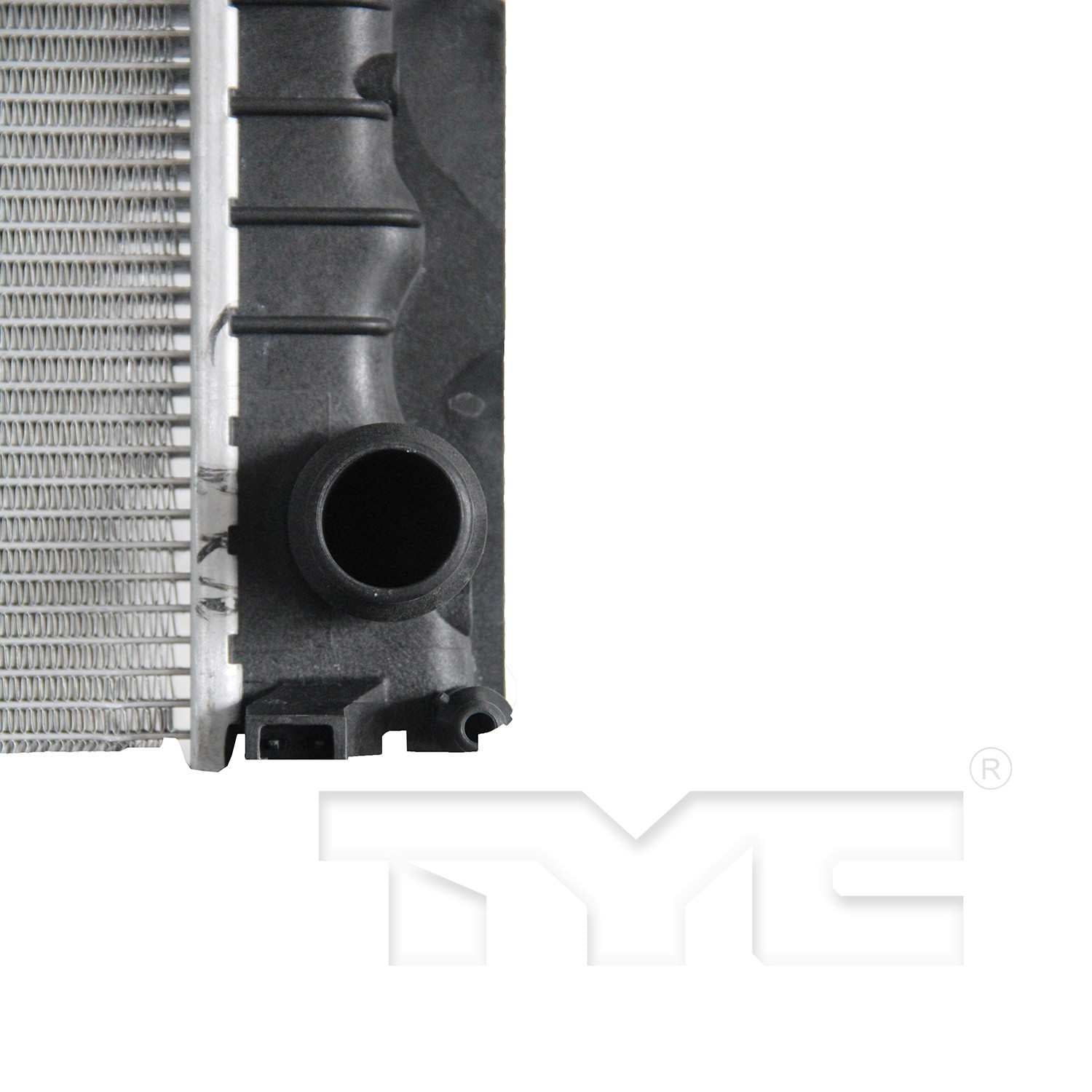 TYC Radiator  top view frsport 13791