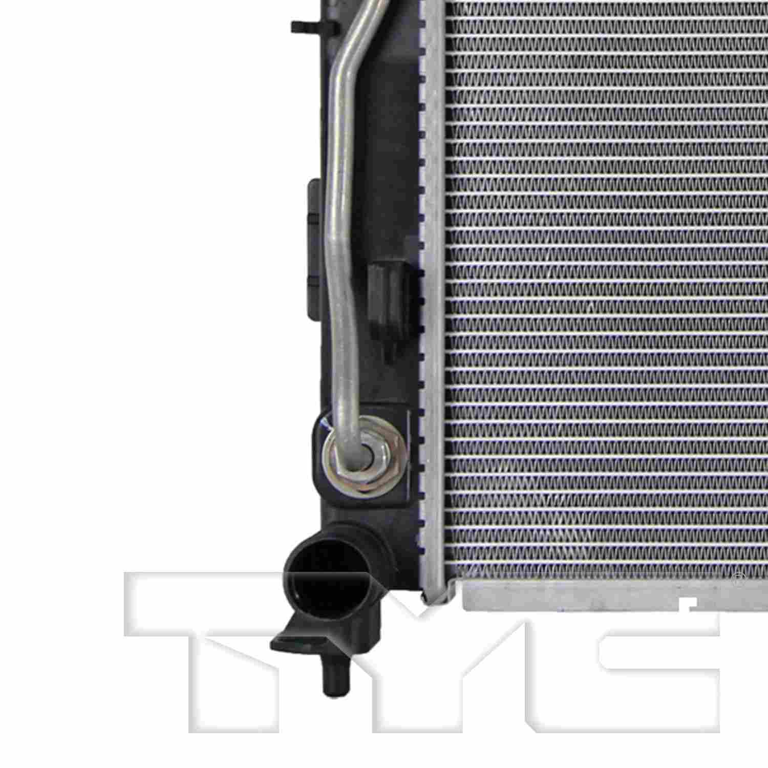 TYC Radiator  top view frsport 13829