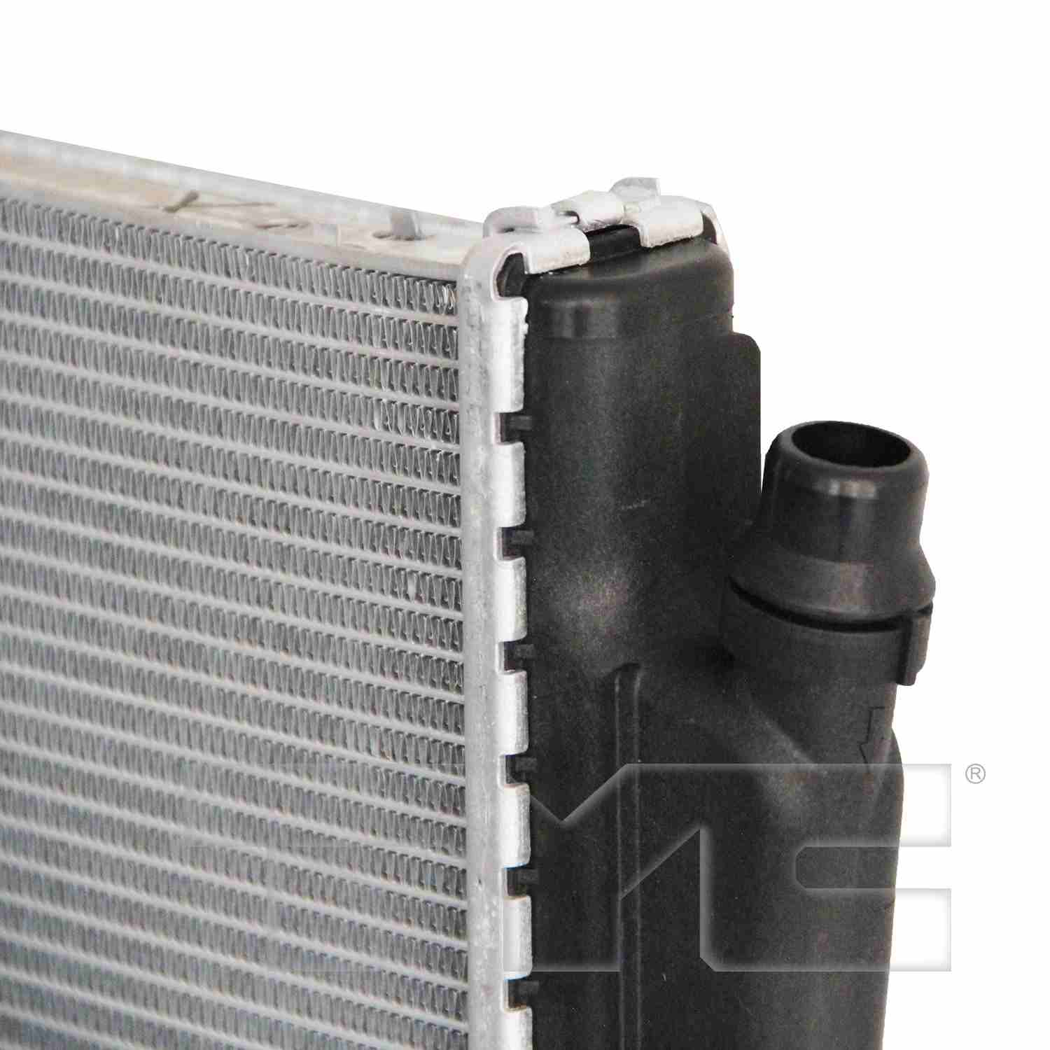 TYC Radiator  top view frsport 13845