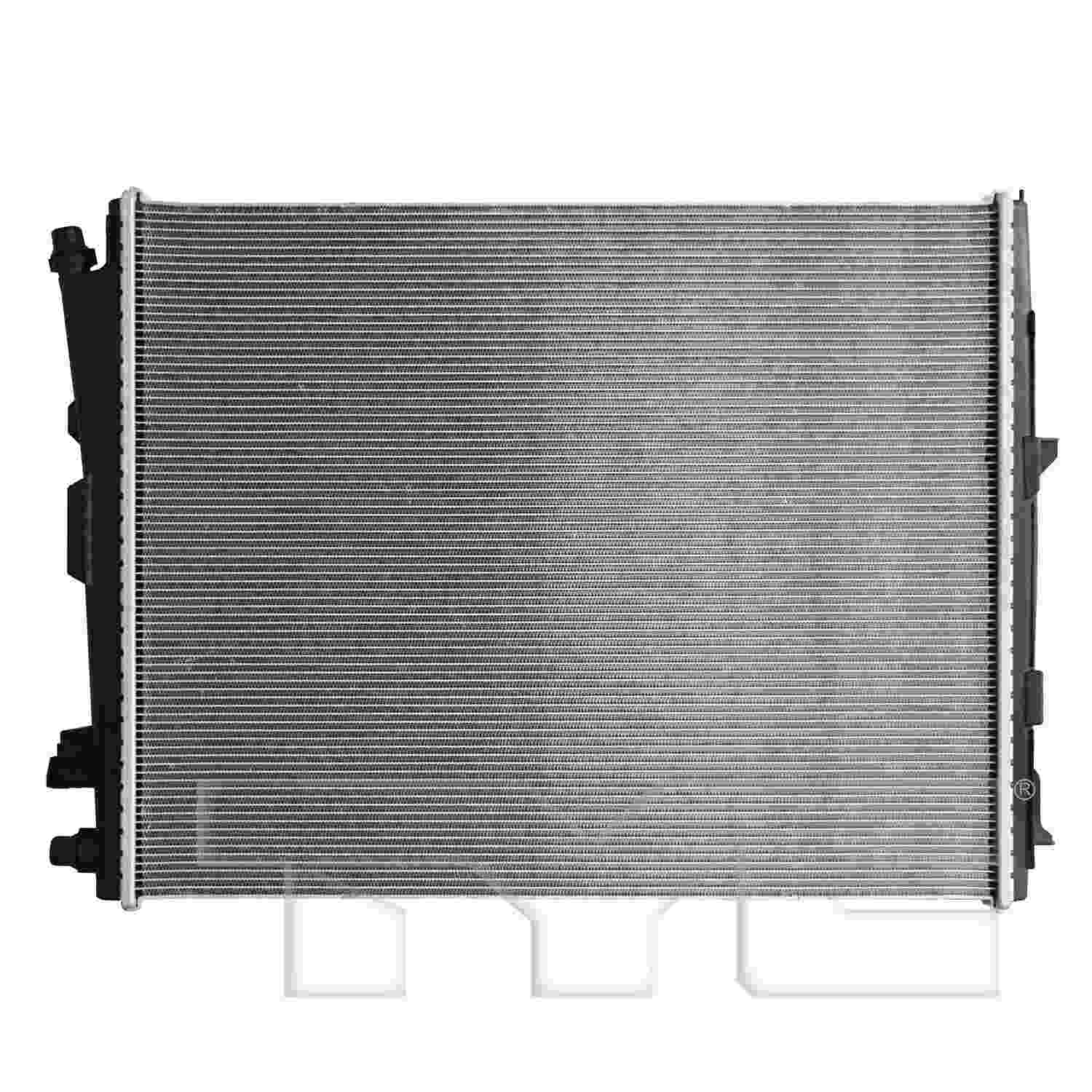 TYC Radiator  top view frsport 13845