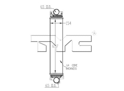 TYC Turbocharger Intercooler 18012