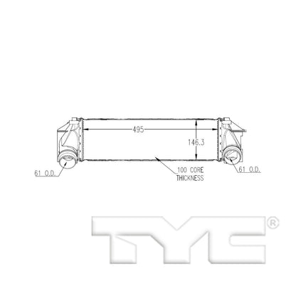 TYC Intercooler 18026
