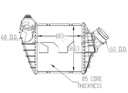 TYC Intercooler 18034
