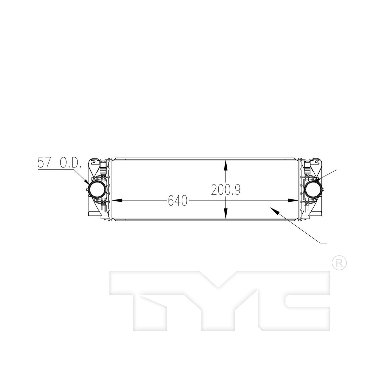 TYC Intercooler 18074