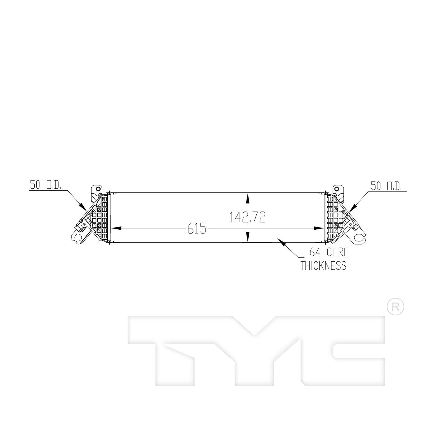 TYC Turbocharger Intercooler 18083
