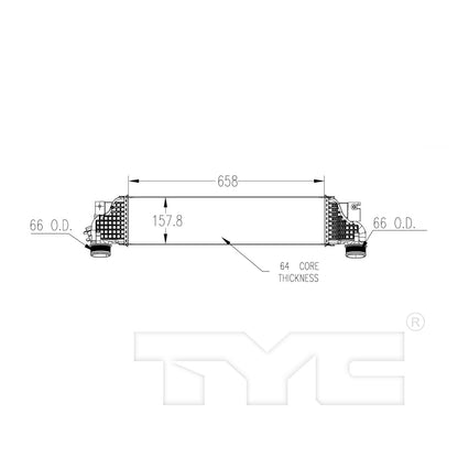TYC Turbocharger Intercooler 18085