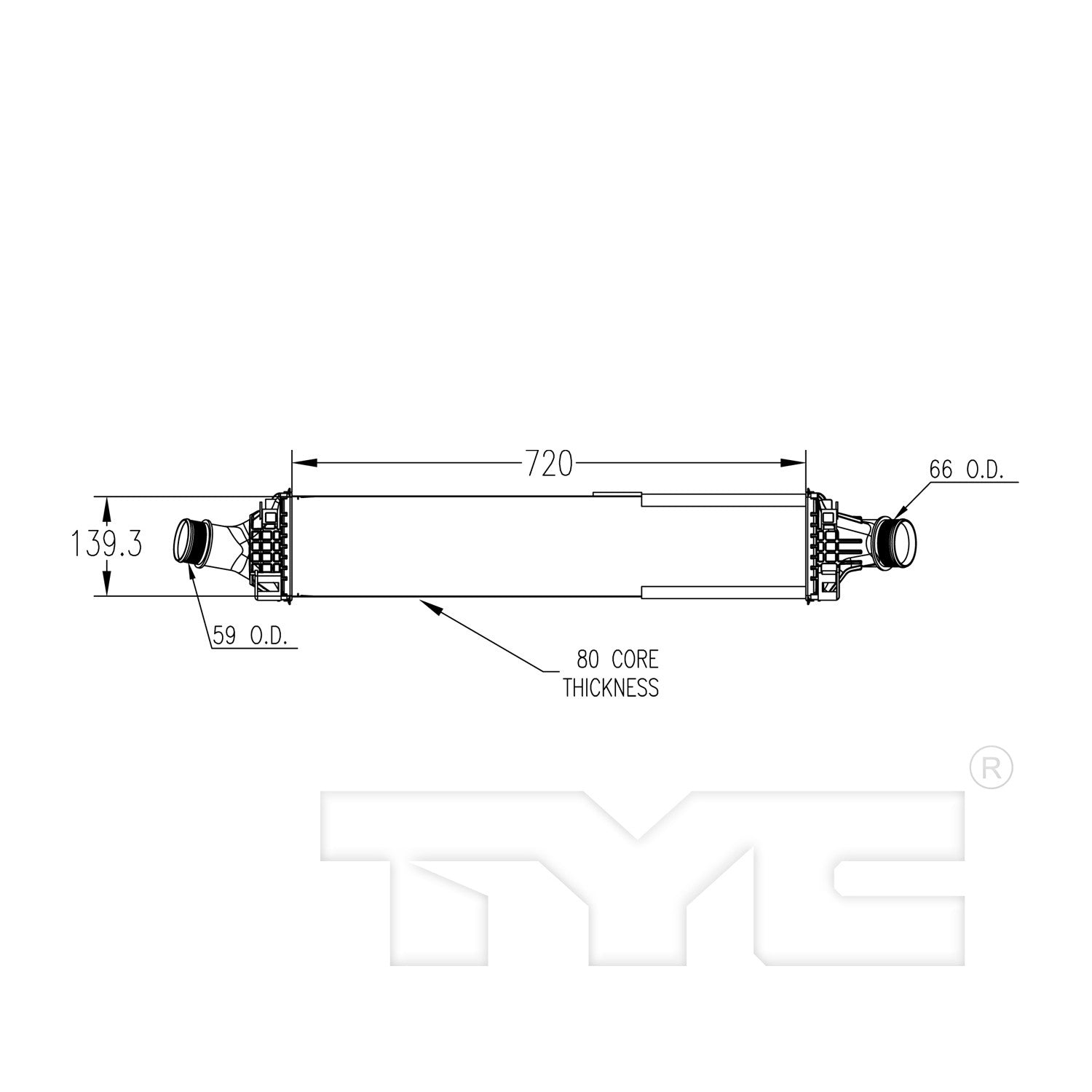 TYC Intercooler 18099