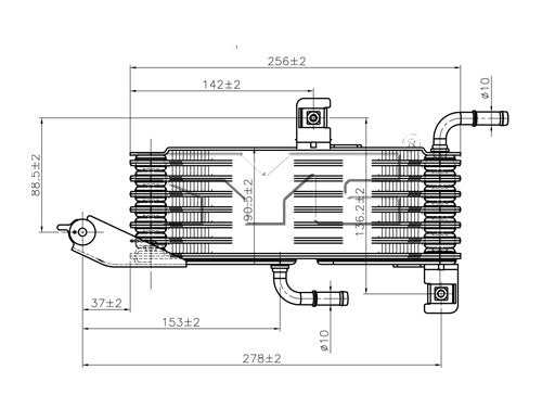TYC Automatic Transmission Oil Cooler 19019