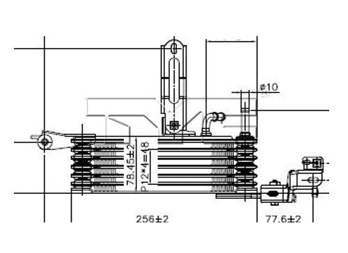TYC Automatic Transmission Oil Cooler 19023 image 2