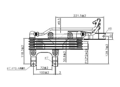 TYC Automatic Transmission Oil Cooler 19025