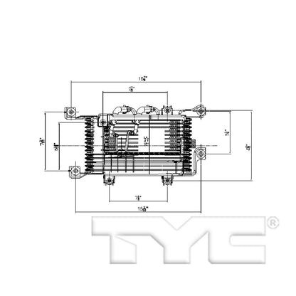 TYC Automatic Transmission Oil Cooler 19060