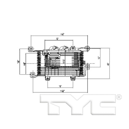 TYC Automatic Transmission Oil Cooler 19060