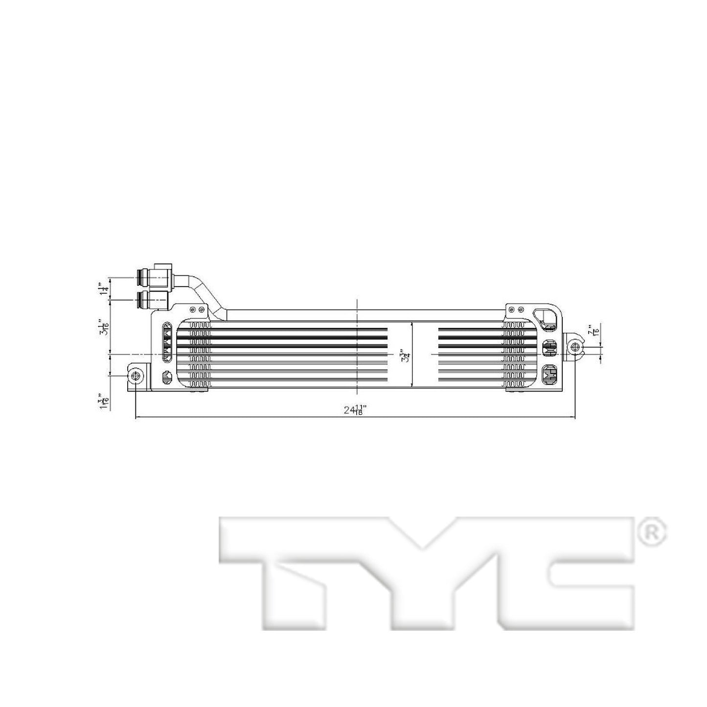 TYC Automatic Transmission Oil Cooler 19062
