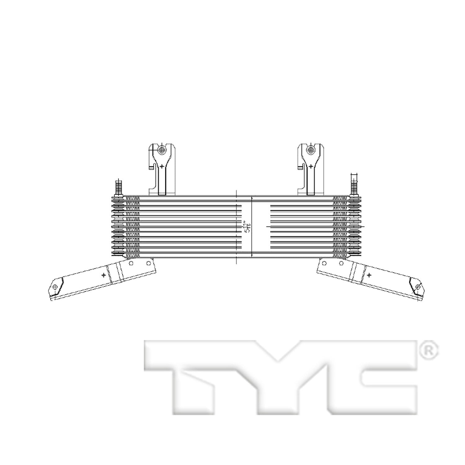 TYC Automatic Transmission Oil Cooler 19065 image 3