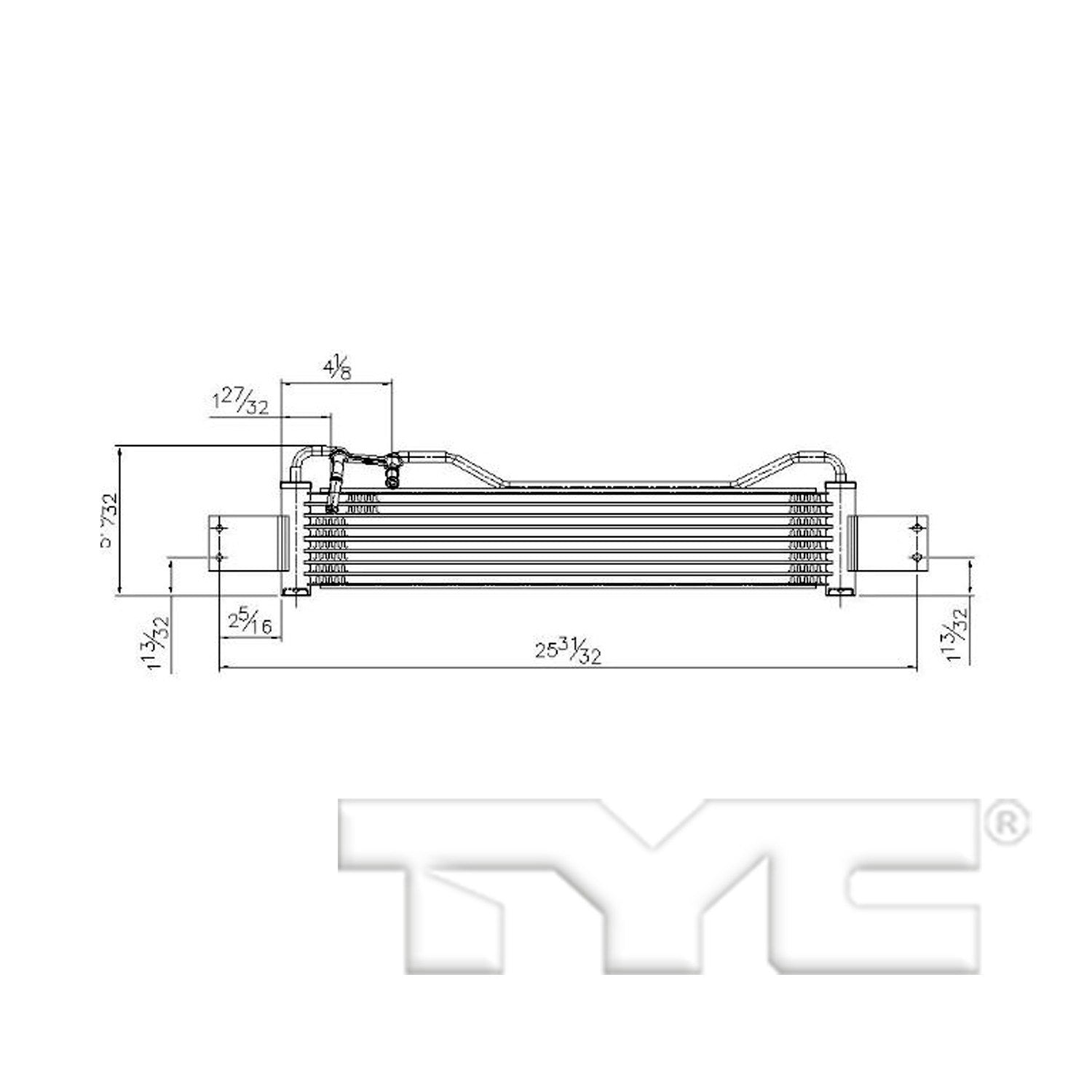 TYC Automatic Transmission Oil Cooler 19072