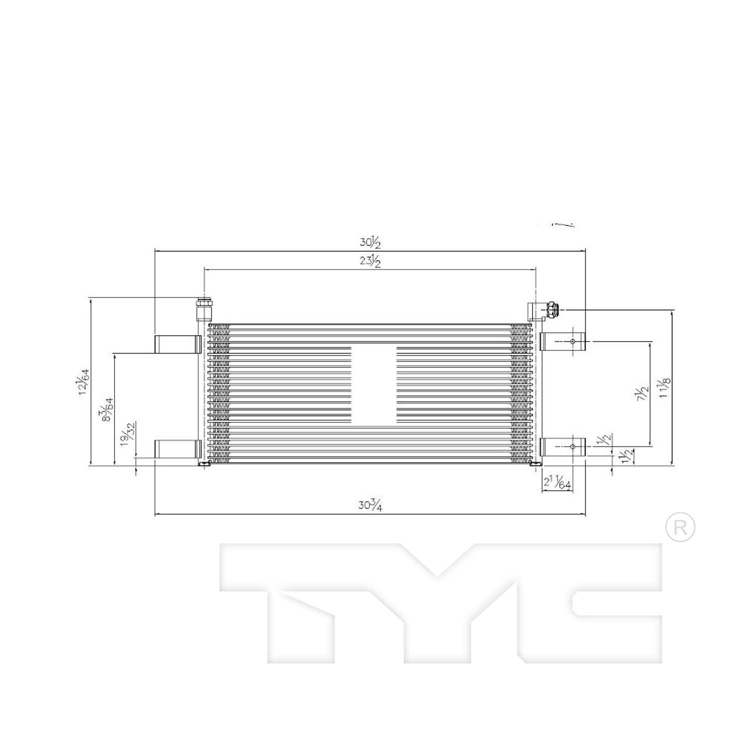 TYC Automatic Transmission Oil Cooler 19075