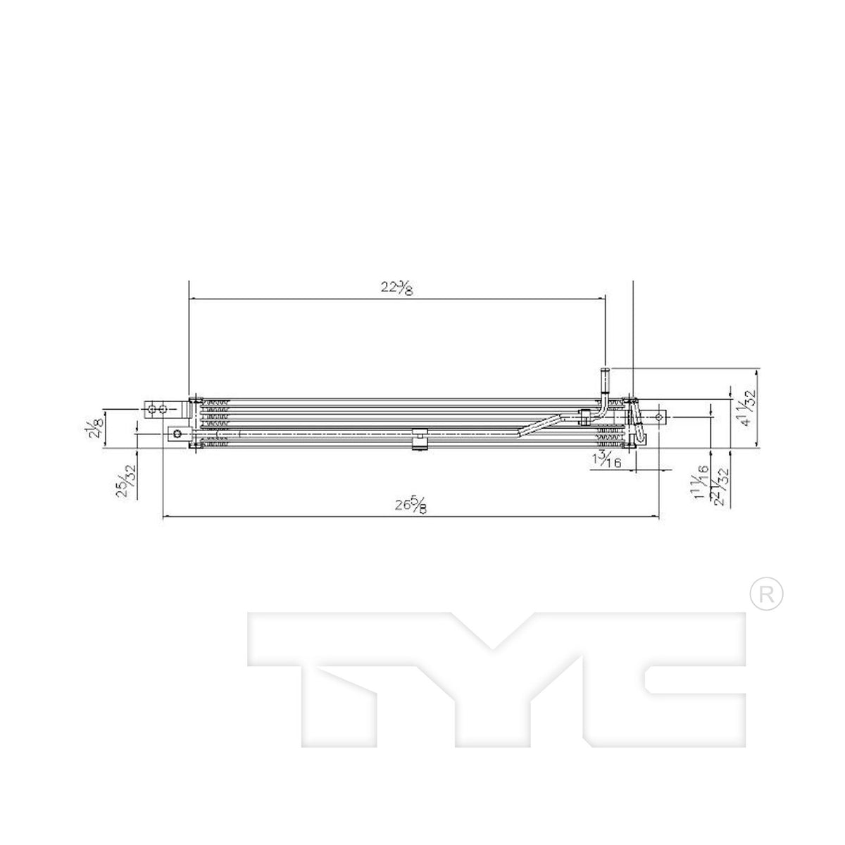 TYC Automatic Transmission Oil Cooler 19077 image 2