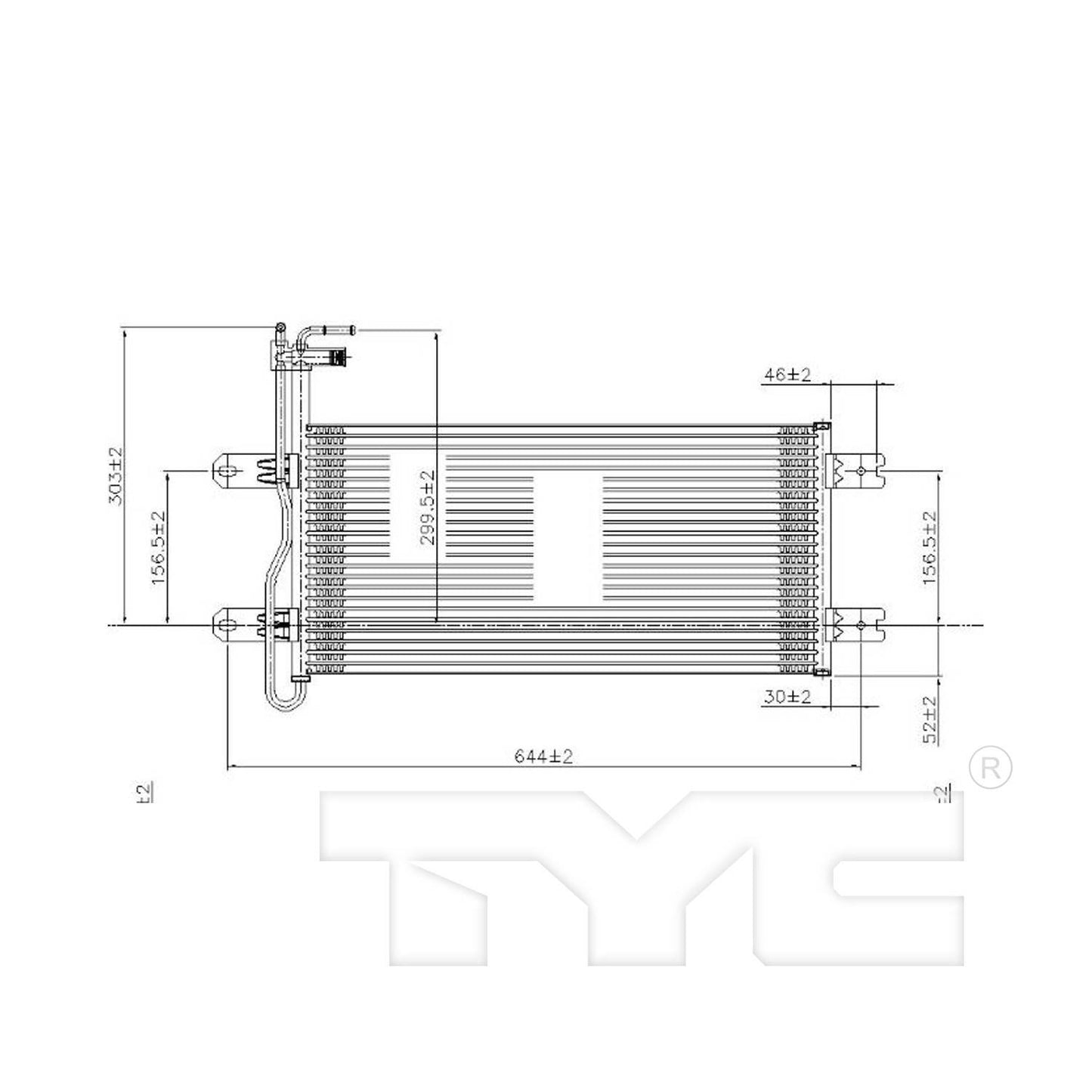 TYC Automatic Transmission Oil Cooler 19079