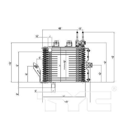 TYC Automatic Transmission Oil Cooler 19093