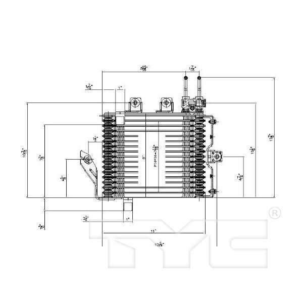 TYC Automatic Transmission Oil Cooler 19093