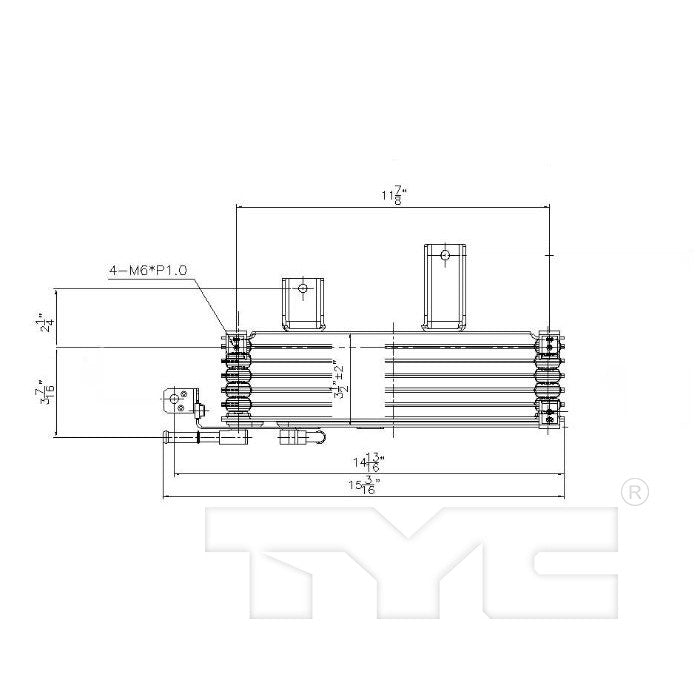 TYC Automatic Transmission Oil Cooler 19094