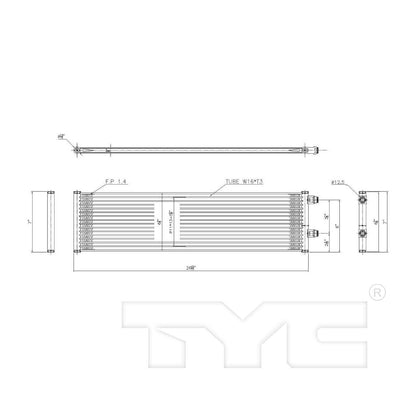 TYC Automatic Transmission Oil Cooler 19100