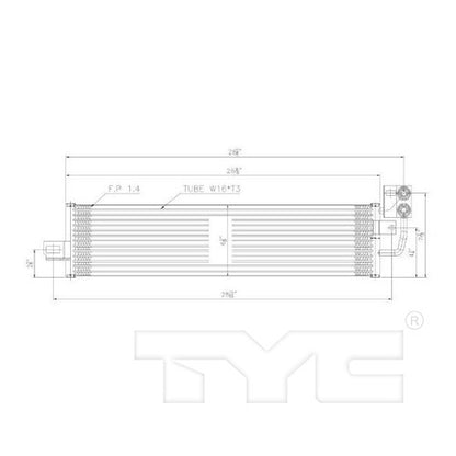 TYC Automatic Transmission Oil Cooler 19128