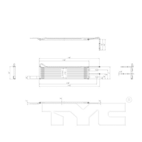 TYC Automatic Transmission Oil Cooler 19129