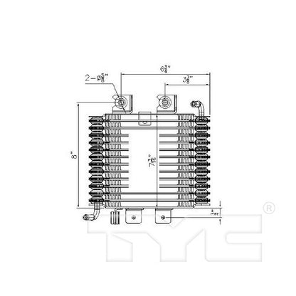 TYC Automatic Transmission Oil Cooler 19131