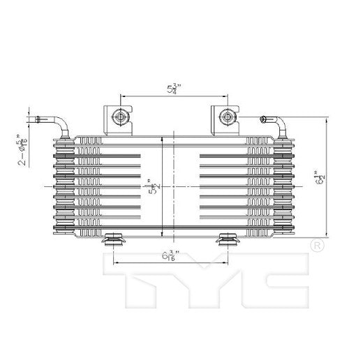 TYC Automatic Transmission Oil Cooler 19132