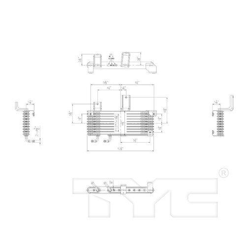 TYC Automatic Transmission Oil Cooler 19134