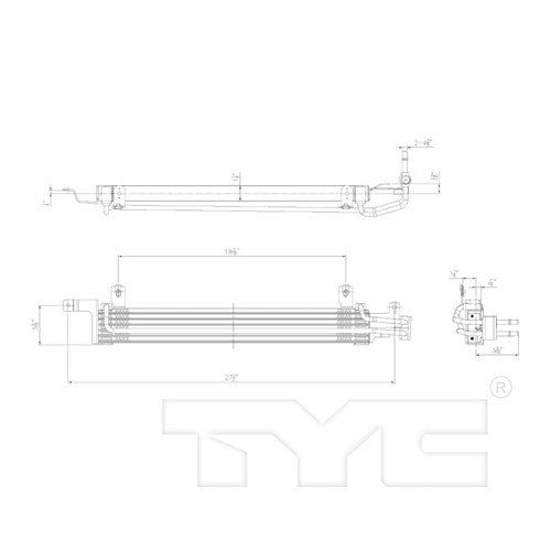 TYC Automatic Transmission Oil Cooler 19137