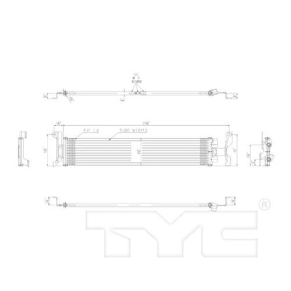 TYC Automatic Transmission Oil Cooler 19140