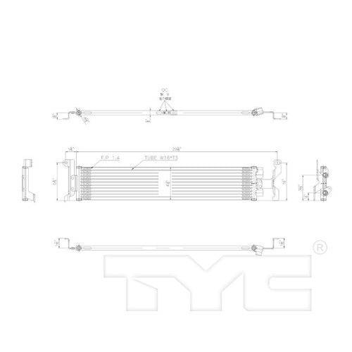 TYC Automatic Transmission Oil Cooler 19140