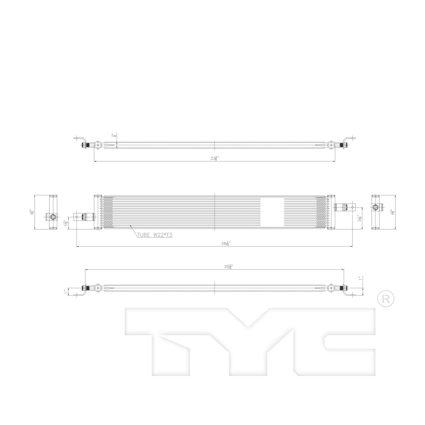 TYC Automatic Transmission Oil Cooler 19143