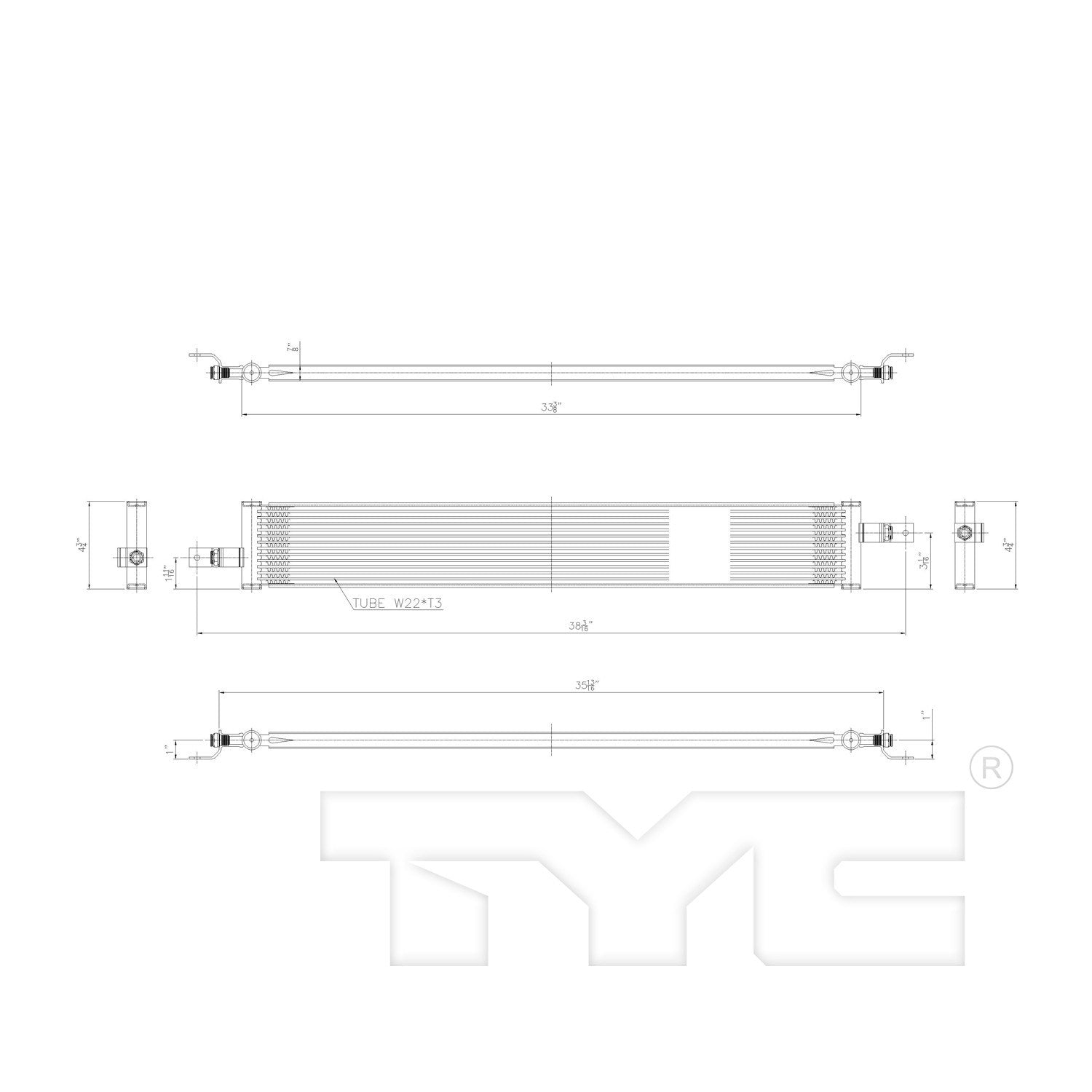 TYC Automatic Transmission Oil Cooler 19143