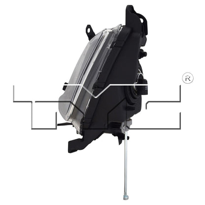 TYC Fog Light Assembly 19-6108-00-9