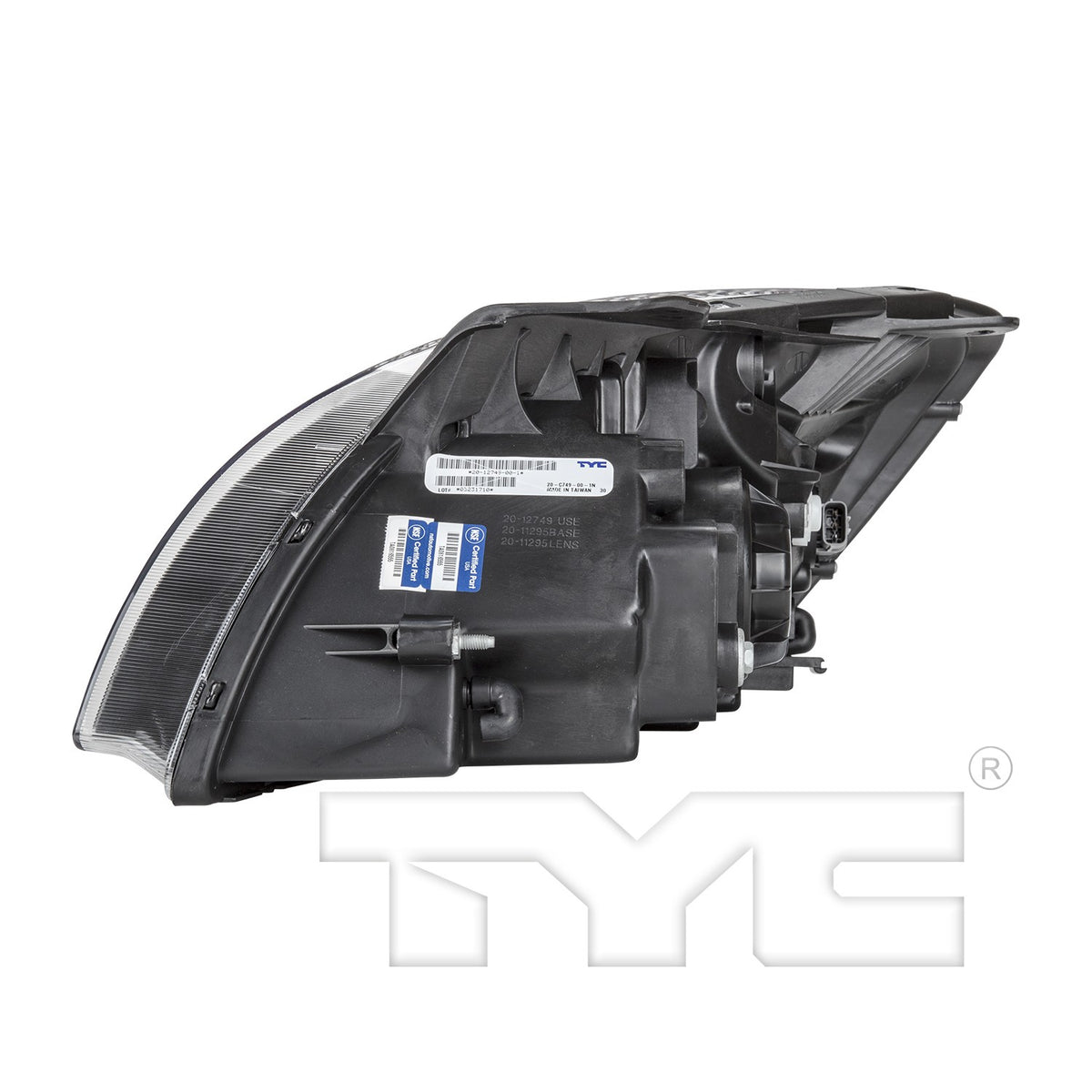 TYC Headlight Assembly 20-12749-00