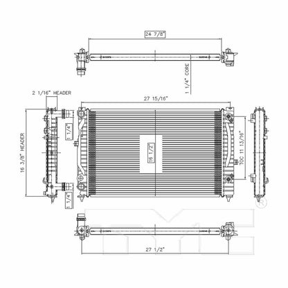 TYC TYC Radiator 2034