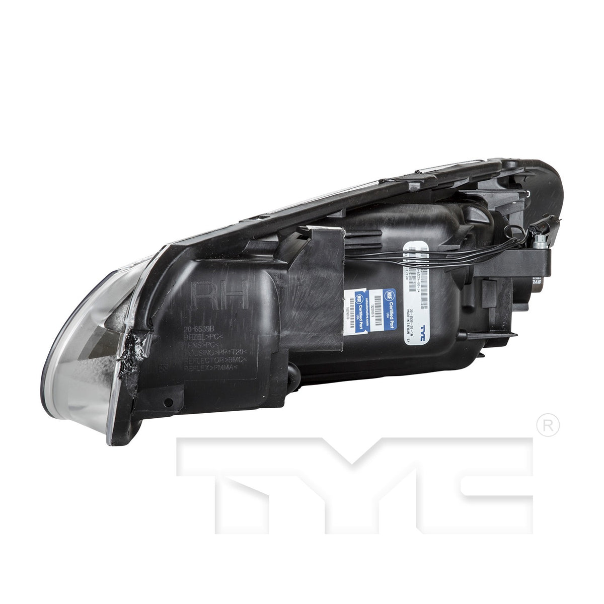 TYC Headlight Assembly 20-6539-00